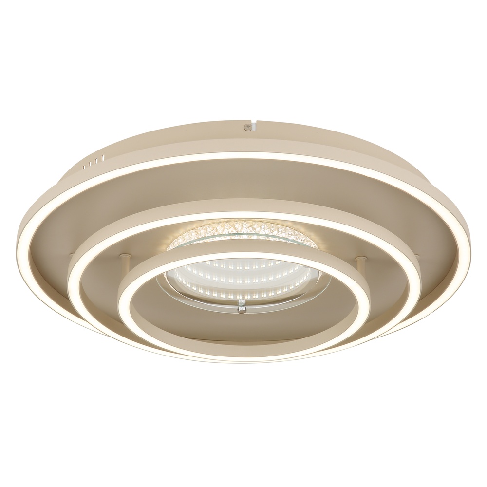Globo Design plafondlamp Lawanda zand bruin 51cm - 48564-40S