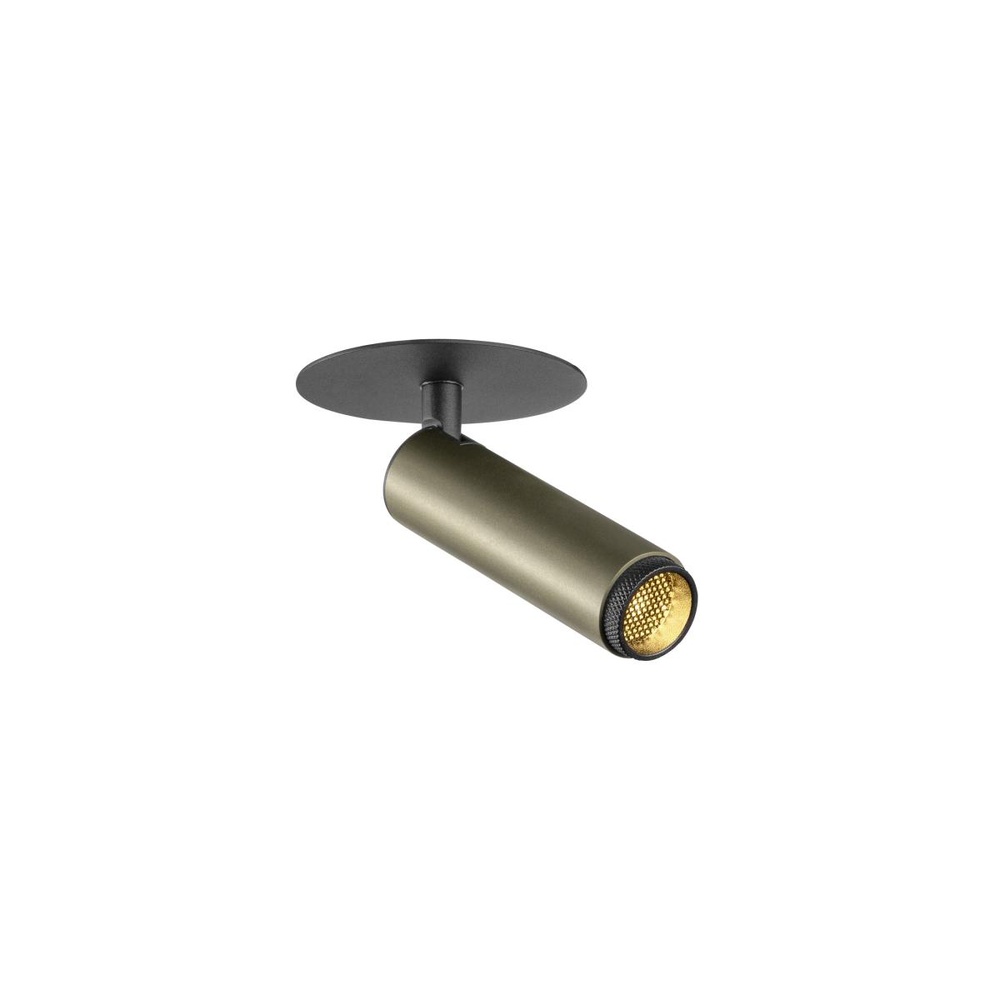 SLV InbouwspotGrip! S brons met zwart 3000K - 1009057