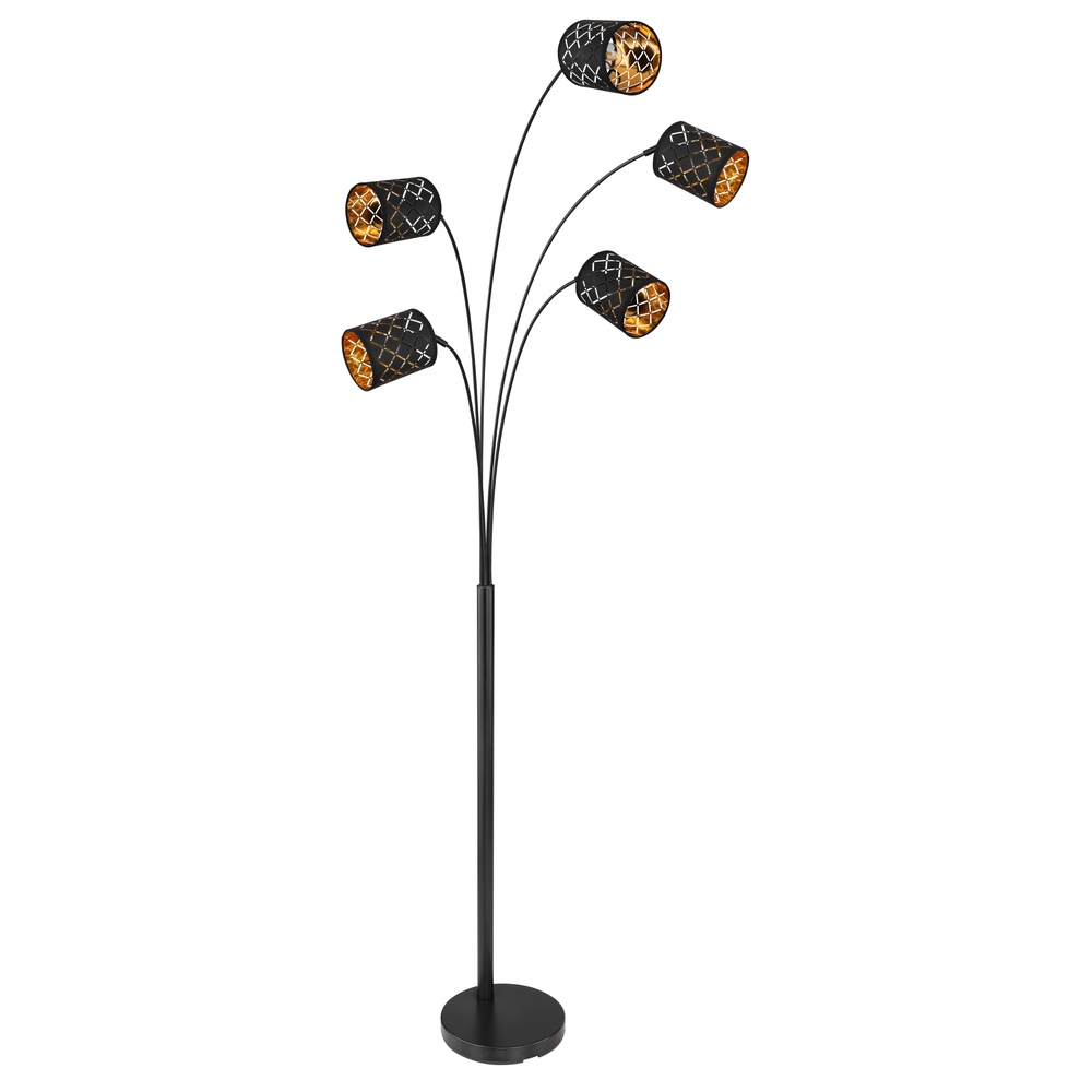 Globo VloerlampClarke zwart - 15229S4