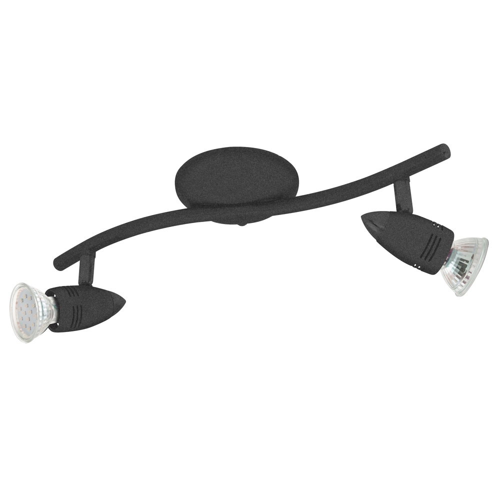 Eglo OpbouwspotMagnum-Led 2-lichts zwart - 780444