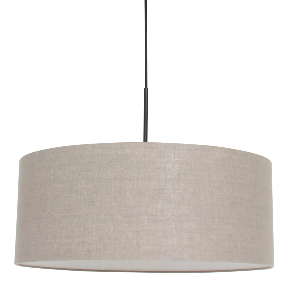 Steinhauer HanglampSparkled 50cm met taupe kap - 8155ZW