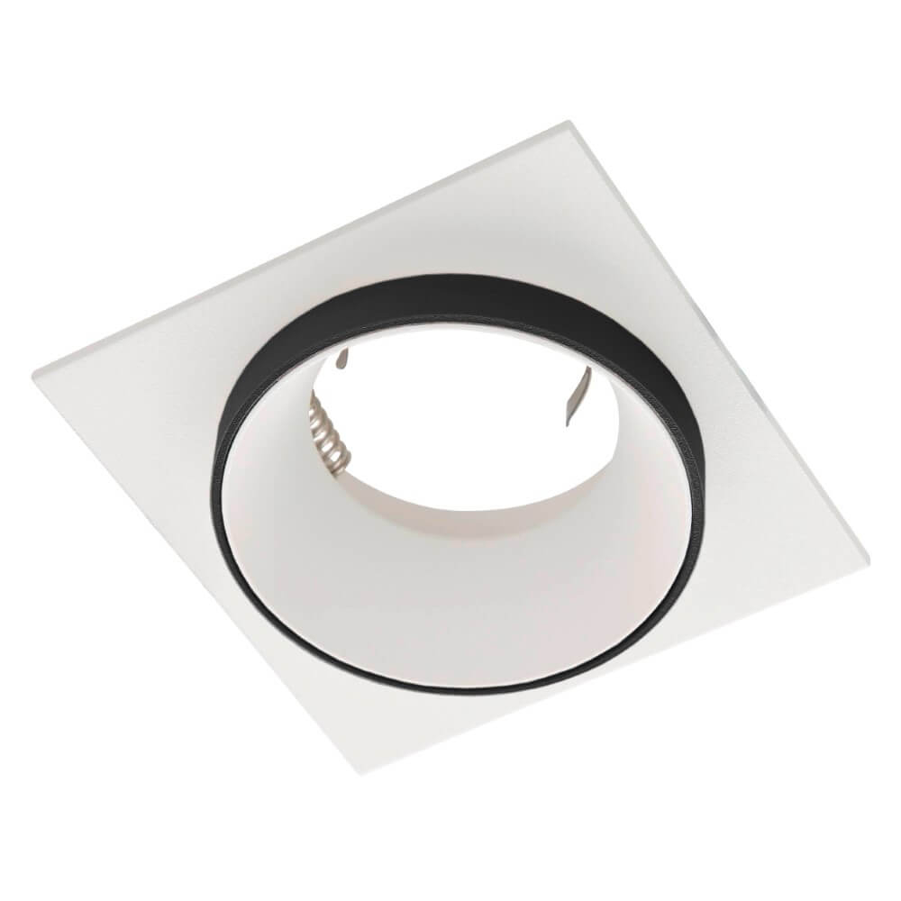 Eglo Witte inbouwspotCarosso met zwarte ring - 900455