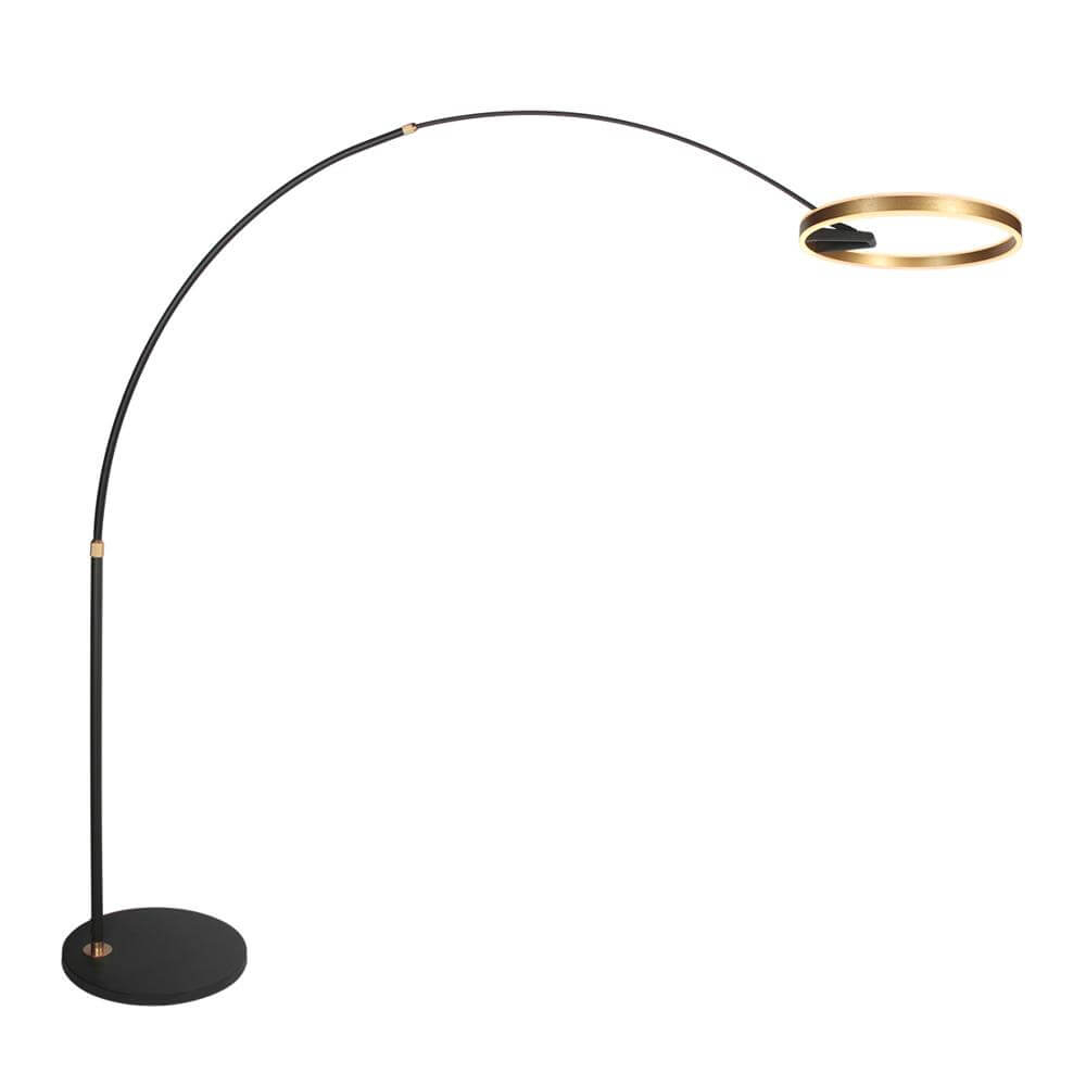Steinhauer Design booglampRinglux zwart met goud - 4130GO