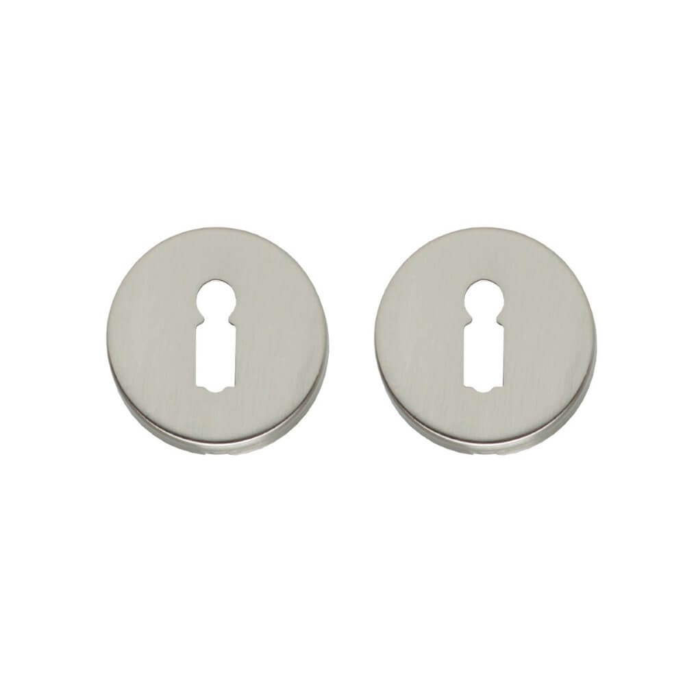 Intersteel Set van 2 sleutelrozettenTira rond nikkel mat verdekt - 0019.318686