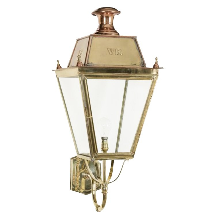 Limehouse Landelijk buitenlamp Balmoral handgemaakt 82cm - messing (PB) - 425A