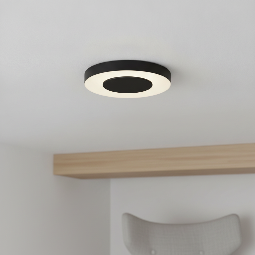 Lyora Plafondlamp Pada zwart Ø 40cm - 111037