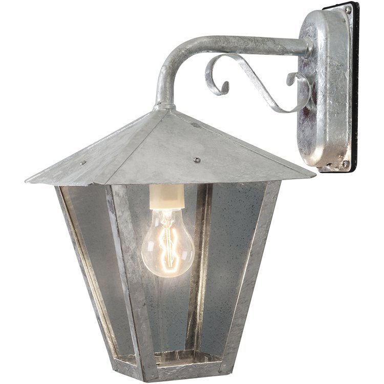 KonstSmide Landelijke buitenlamp Benu Down zinkgrijs - 435-320