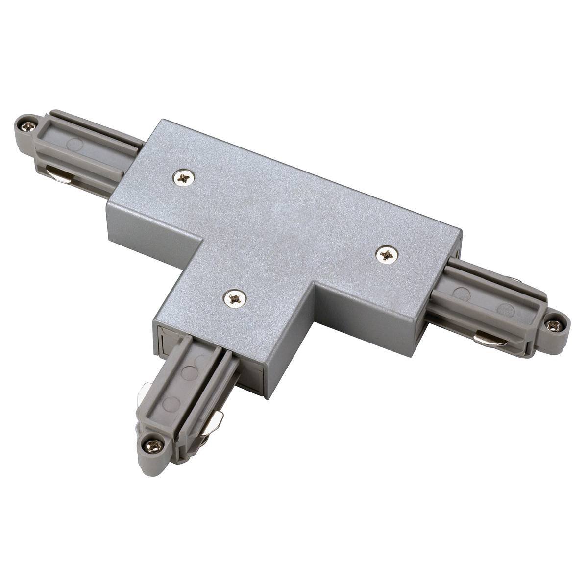 SLV 1-fase T-Connector 1 aarde links grijs - 143072