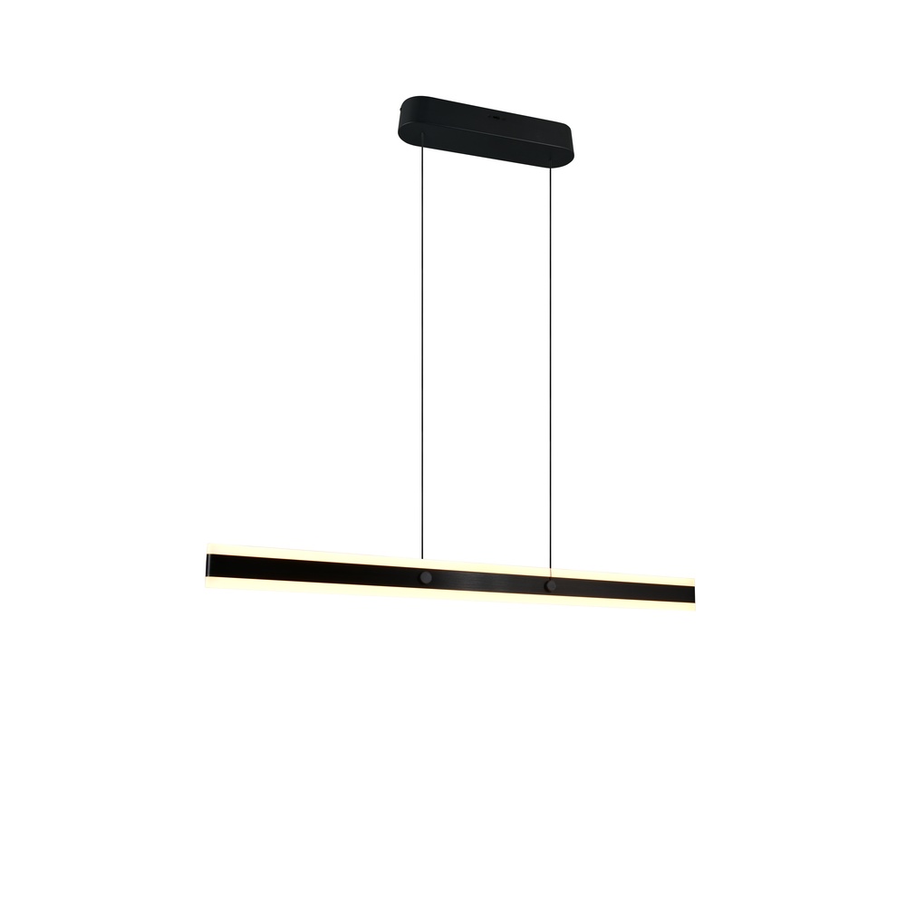 Trio Moderne hanglampArcola 115cm zwart - 331210132