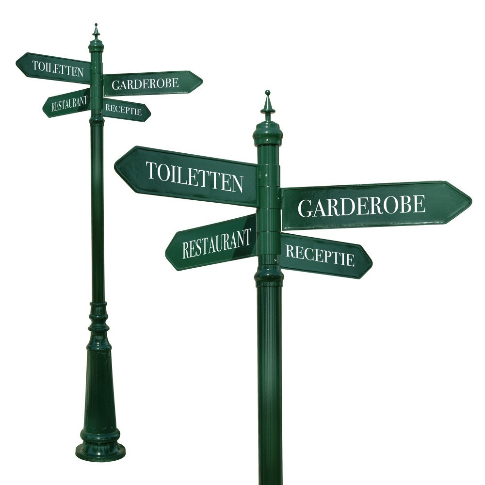 KS Verlichting 4-punts wegwijzerBristol - 5628 afbeelding