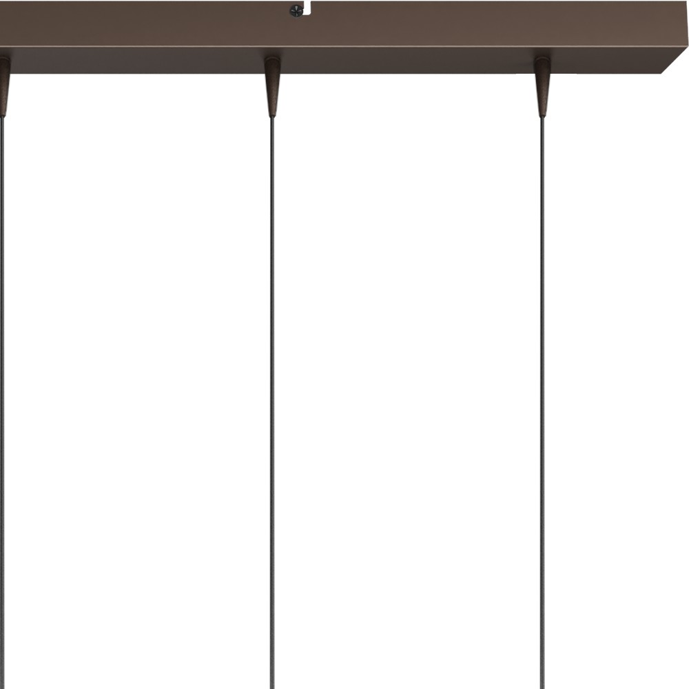 5-lichts hanglamp Talana 100cm cacao bruin Ø 6cm DTW Masterlight 8718121361055