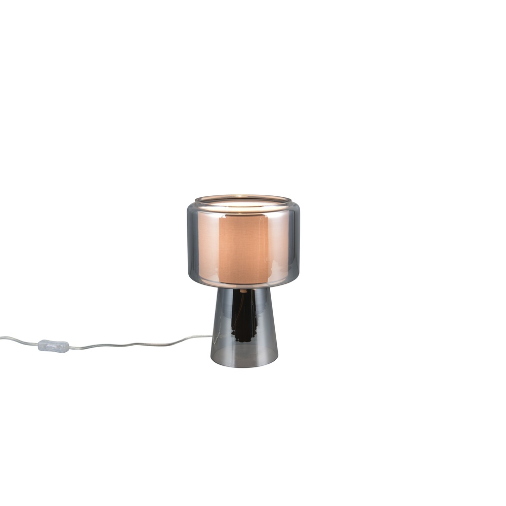 Trio Design tafellampRocka chroom - 519900157