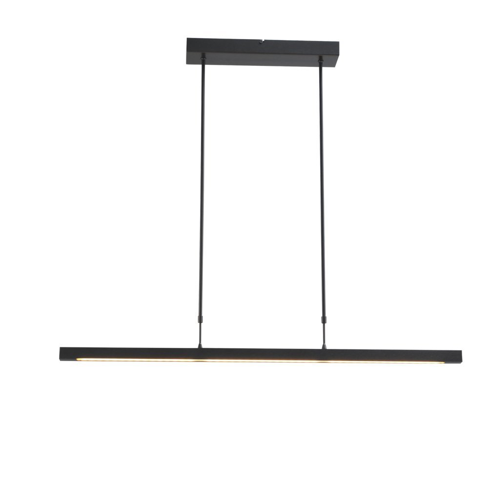 Masterlight Hanglamp eettafel - kantoor Real 3 100cm zwart - 2975-81-S-P-DW