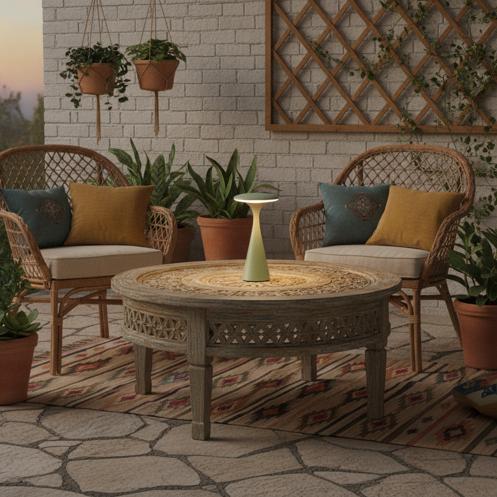 Lyora Design tafellampGrigio groen - 9136454