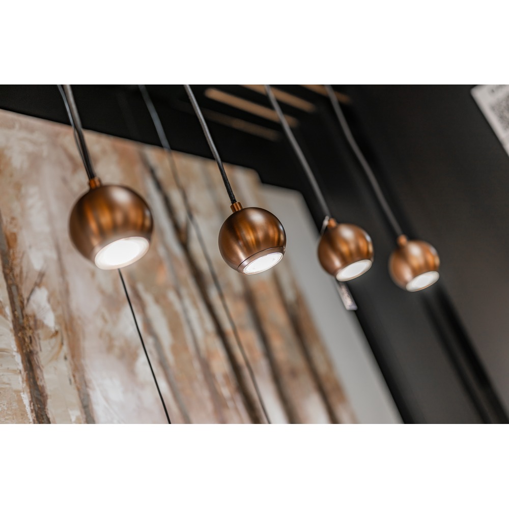 Design hanglamp Bimeda 1 donker brons 4-lichts Eglo 9008606391103