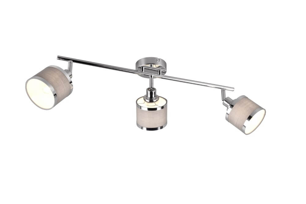 Trio Design opbouwspotArosa nikkel 3-lichts - 812100306