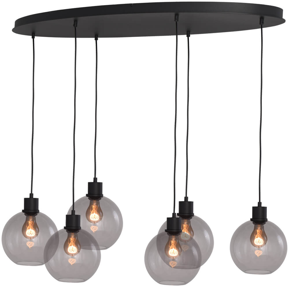 Masterlight Hanglamp ovaal Lazise Oval 6x Ø 20cm goud - 2644-05-05-130-50620