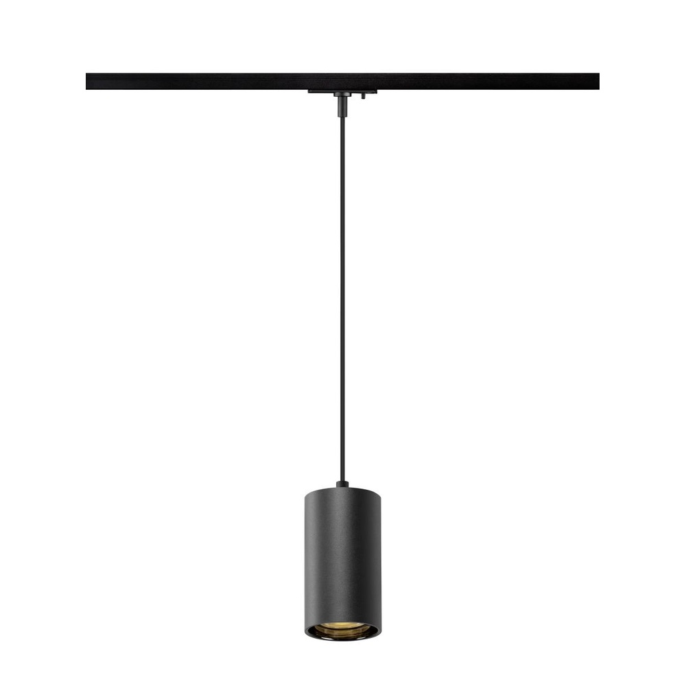 SLV Hanglamp voor railAsto Tube 1-fase zwart - 1010099