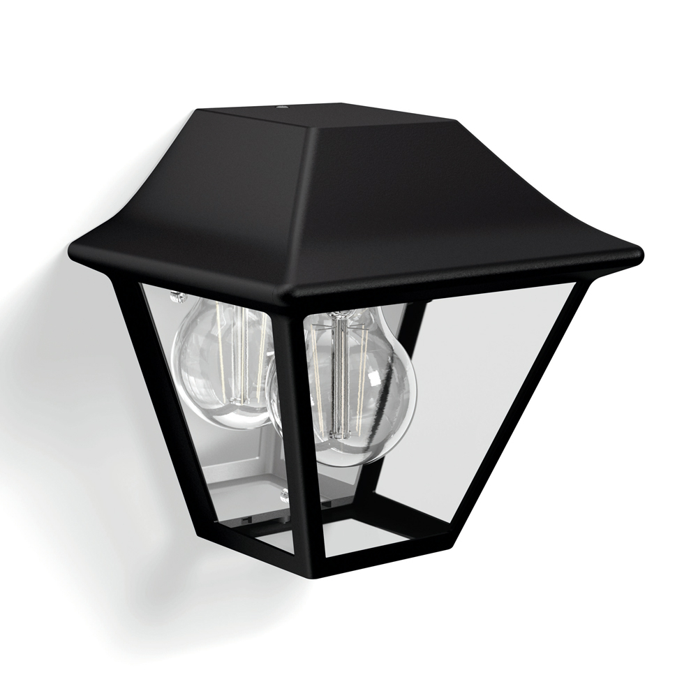 Philips WandlampAlpenglow 13cm zwart - 1649430PN