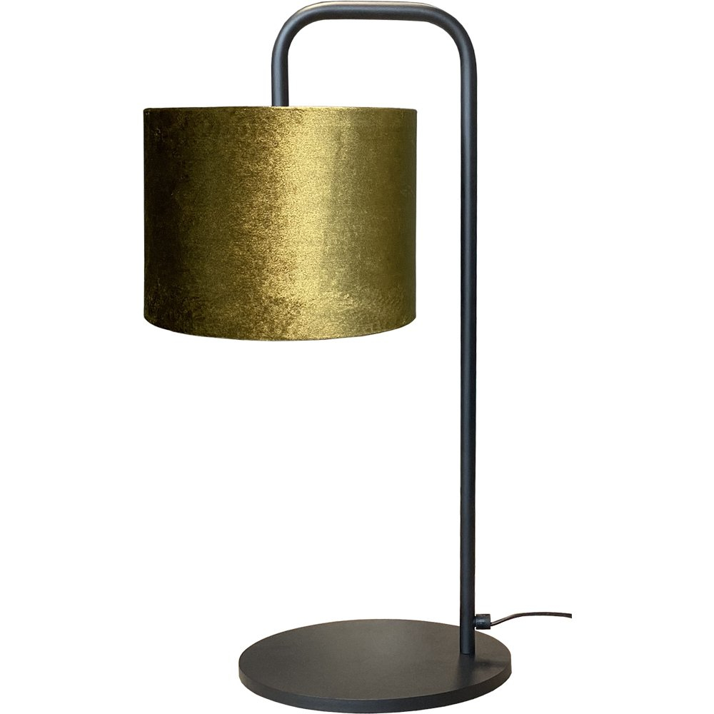 Masterlight Tafel Schemerlamp Venus met olijfgroene lampenkap - 4262-05-6580-04-20