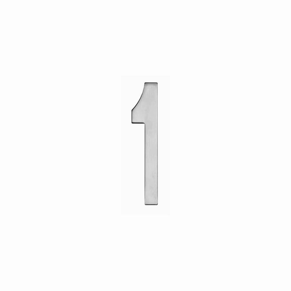 Intersteel Huisnummer 1Numbra 15cm RVS - 0035.402041