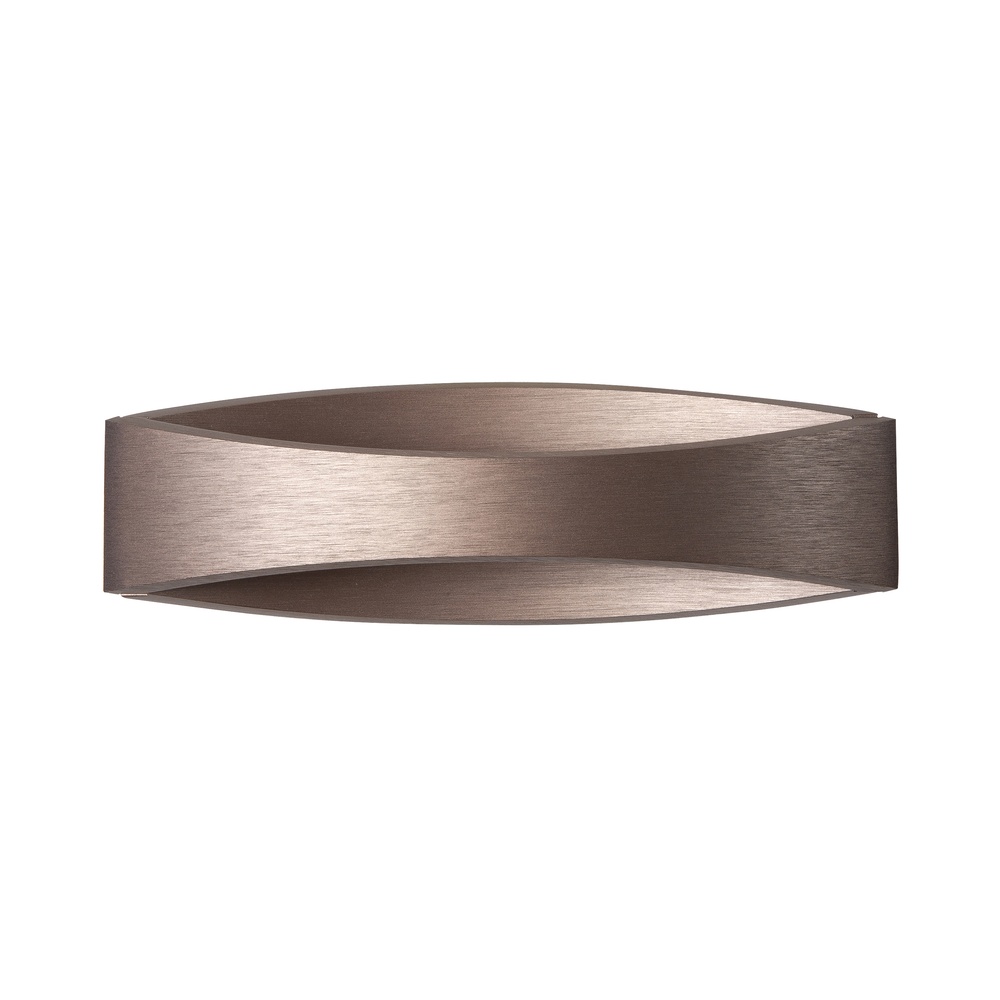 Highlight Strakke wandlampMedusa 25cm choco - W3650.04