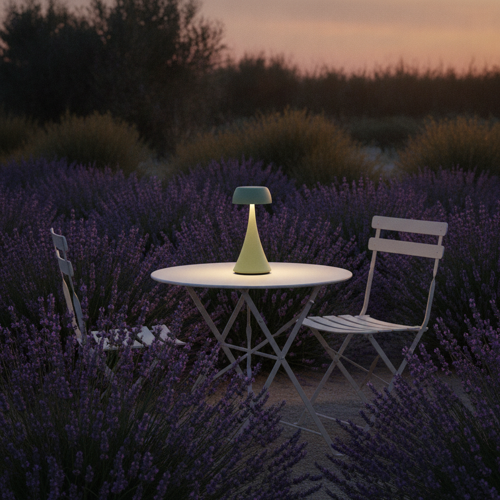 Lyora TafellampYcro olijfgroen met USB - 9030141