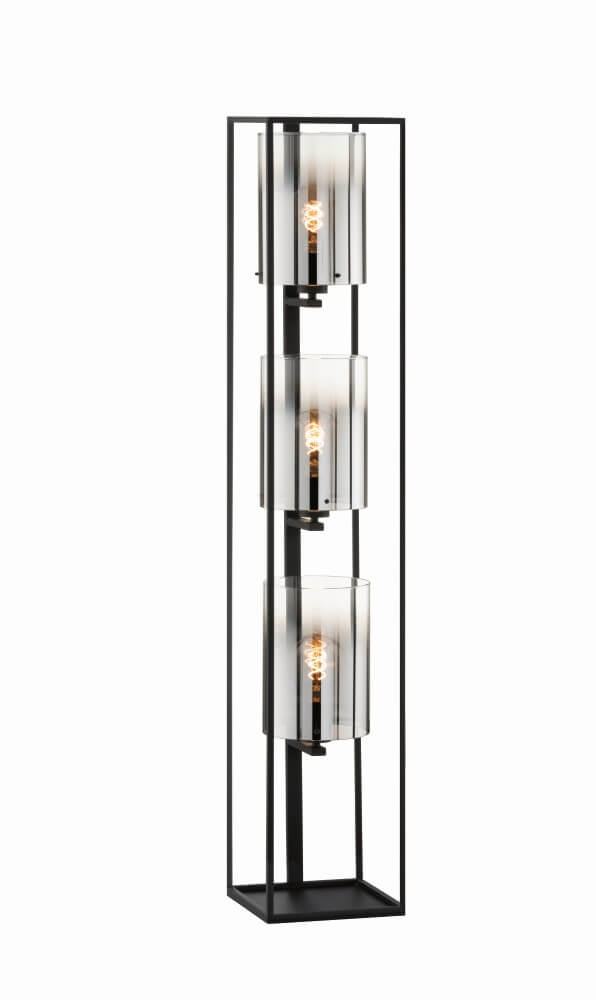 Fischer & Honsel VloerlampSamu smoke glas - 40419