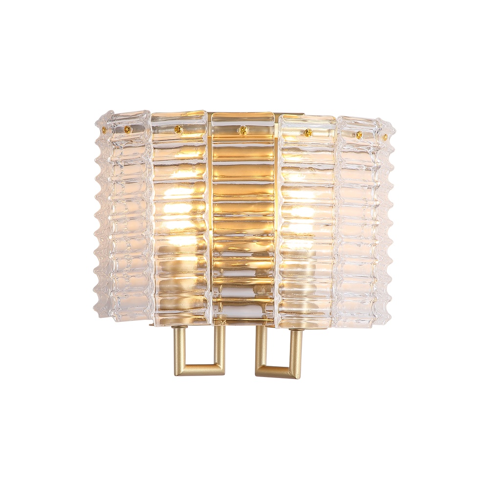 Klassieke wandlamp Flute goud