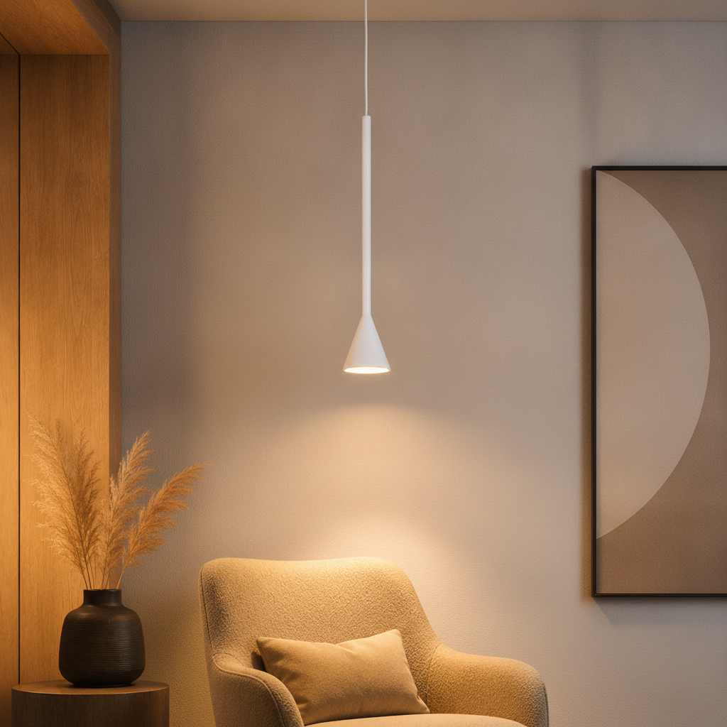 Lyora HanglampNet enkel wit - 110182