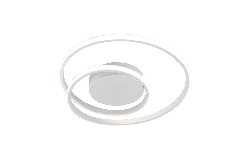 Trio Moderne plafonnière Zibal Ø 39cm wit - R62911131
