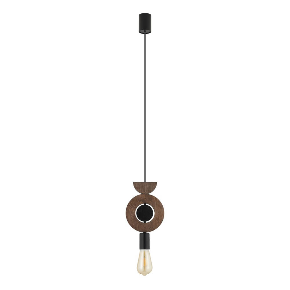 Lyora Design hanglampDrops Wood D 1-lichts hout - 11176