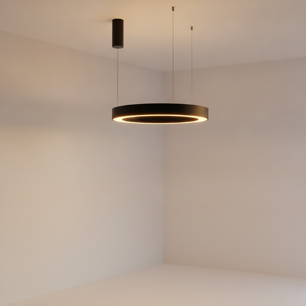 Lyora HanglampMorbido zwart Ø 60cm - 110296