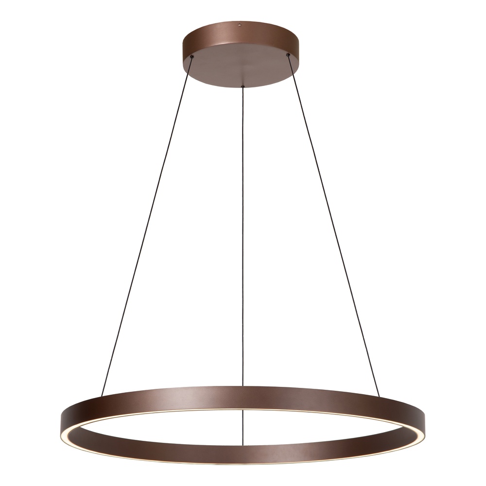 Lucide Vibes Design hanglampLiane roestbruin Ø 80cm - 46404/80/97
