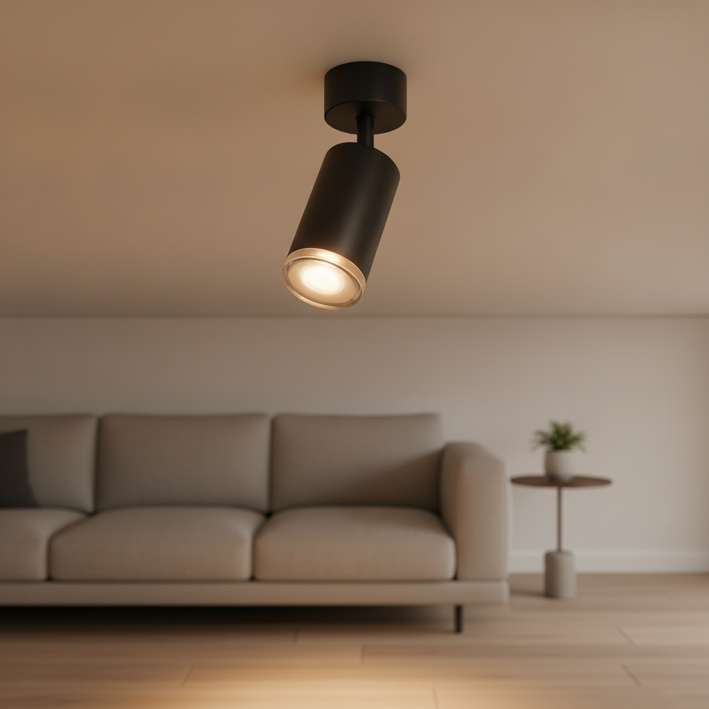 Lyora OpbouwspotMao enkel zwart - 9011414