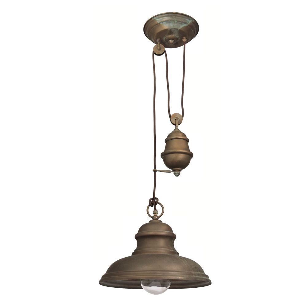 Franssen Stal lamp LandelijkVeranda 4 32cm koperbruin - 231596