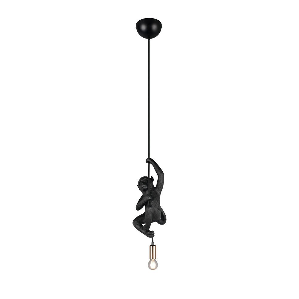 Trio Hanglamp Fips aapje zwart - R36551002