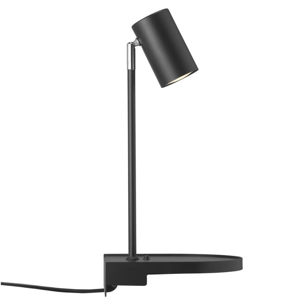 Nordlux Zwart muurlampjeCody met usb-aansluiting - 2112001003