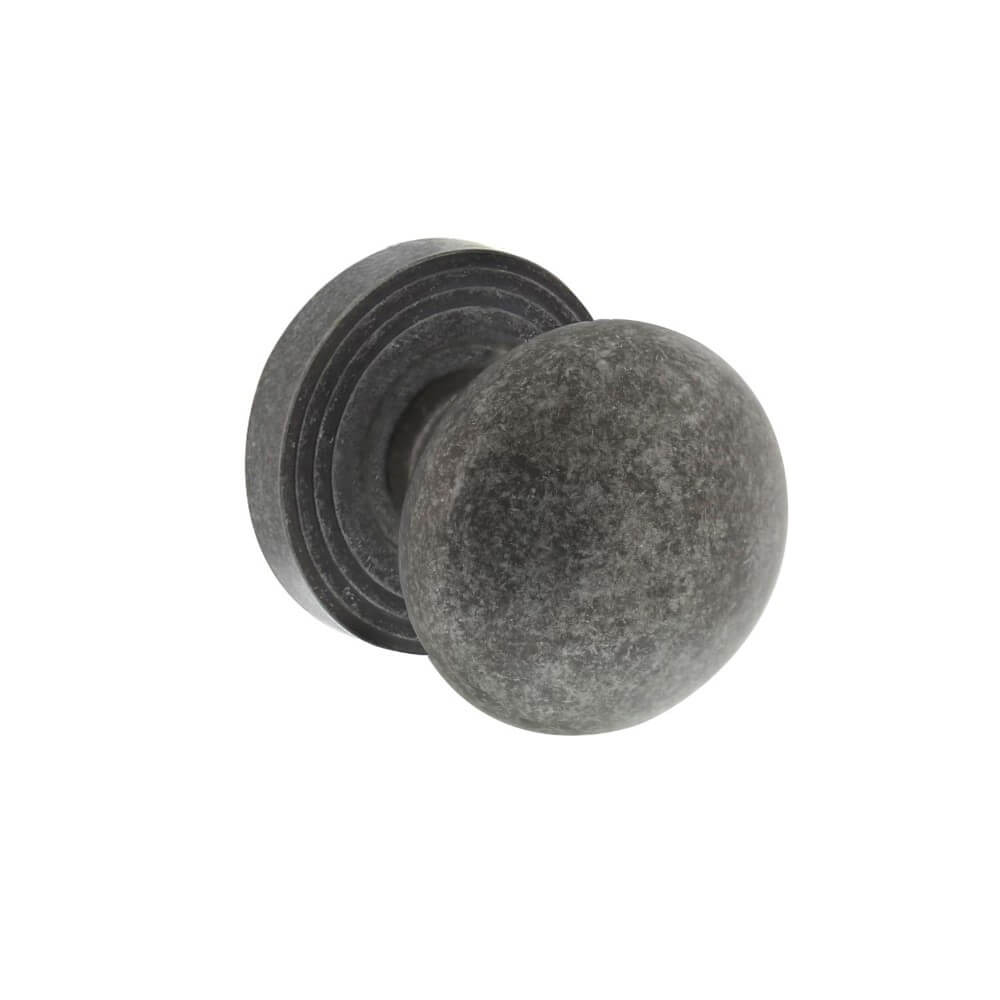 Intersteel Landelijke deurknopTondo oud grijs Ø 5,5cm - 0021.212601