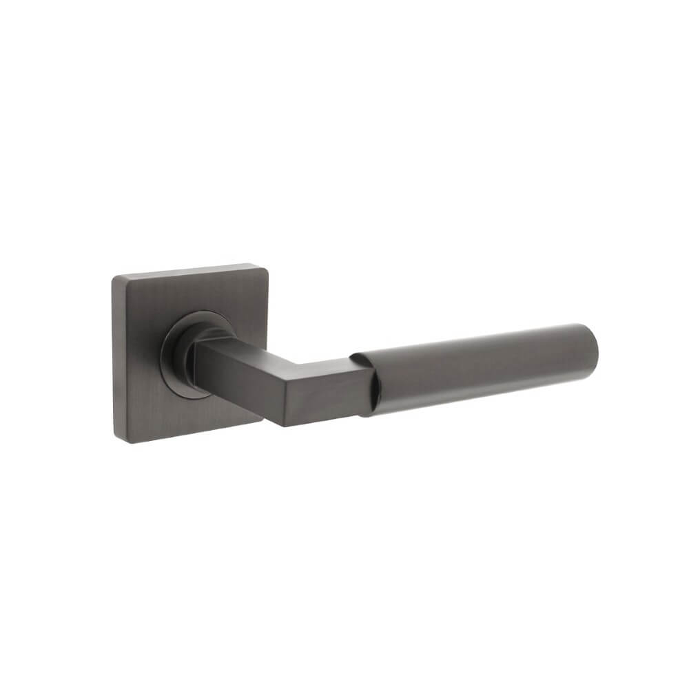 Intersteel DeurklinkBau-Stil vierkant rozet antraciet - 0029.174102