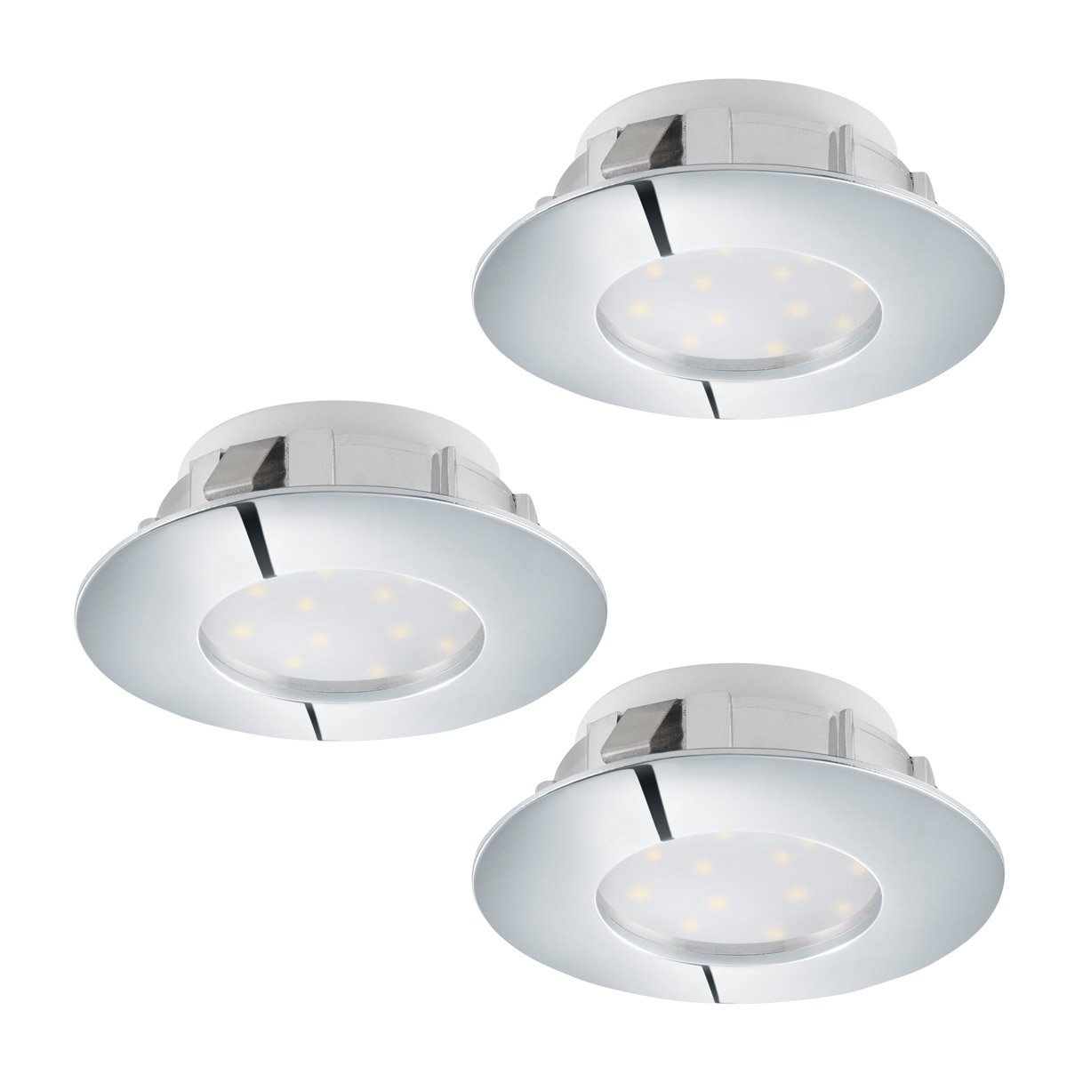Eglo Ledspot Pineda (3) 3x6w - 3000K - 7,8cm chroom - 95822