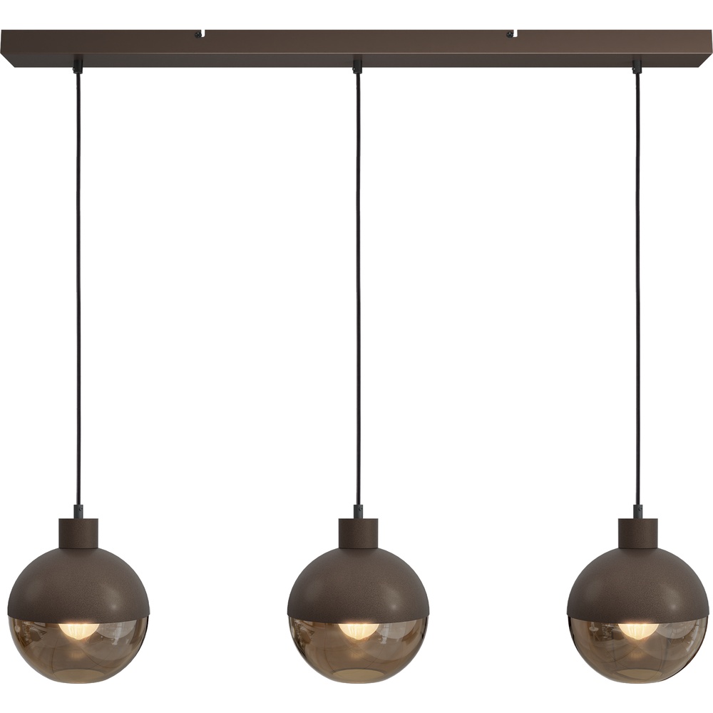 Masterlight 3-lichts hanglampOpera cacao - 2931-15-15-100-3-02