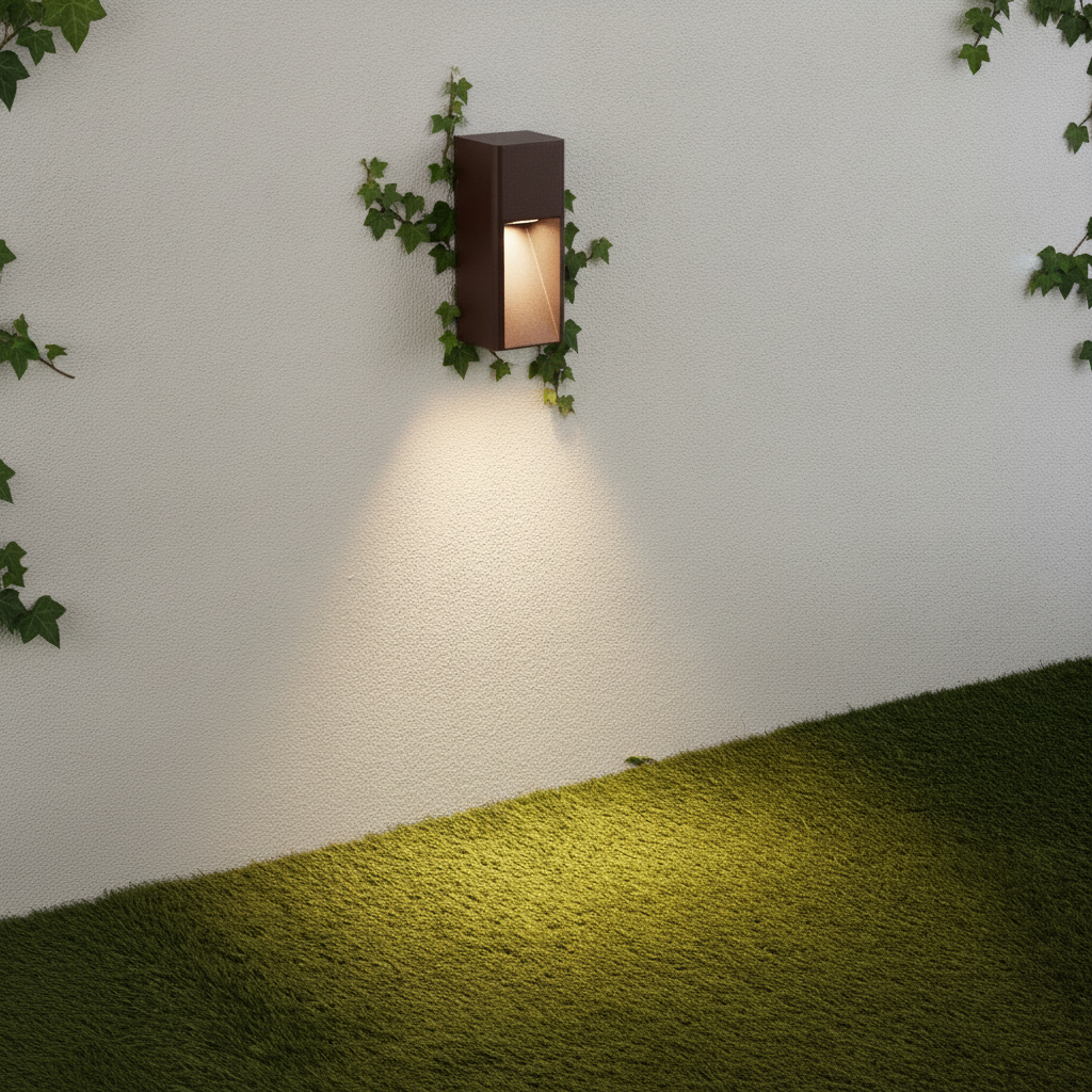 Lyora Strakke wandlampMazu roestbruin - 9031057