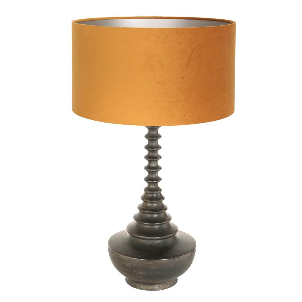 Steinhauer Unieke tafellampBois met gouden kap - 3759ZW