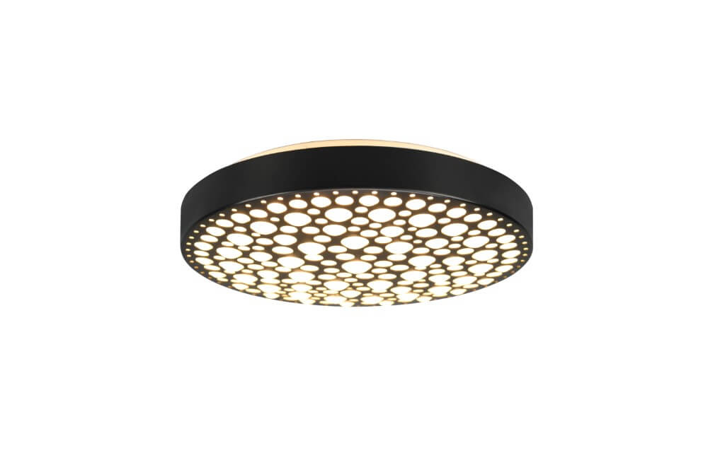 Trio RGB led plafondlampChizu Ø 40cm - zwart - R67161132