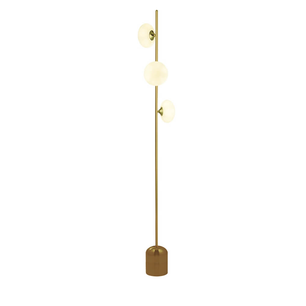 Searchlight Gouden vloerlamp Pebble - EU94040-3GO