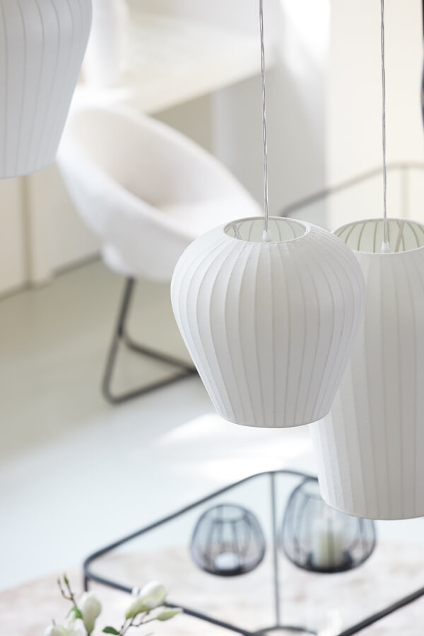 Light & Living Hanglamp Xela wit Ø 30cm - 2958026