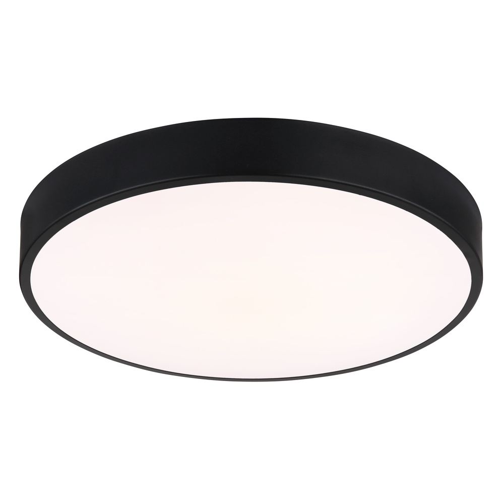 Globo Design plafonniere Nielsen zwart Ø 37,8cm - 12398-24S