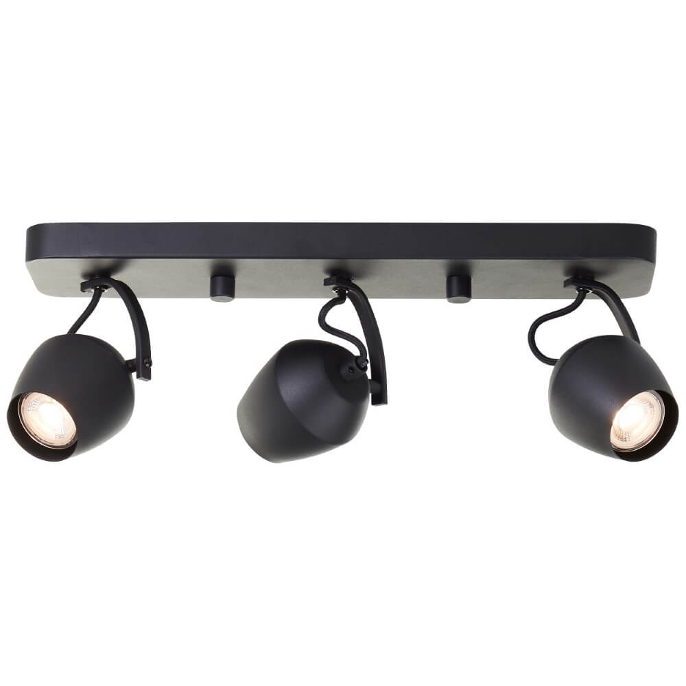 Brilliant 2-lichts opbouwspotVertino zwart - G06716/86