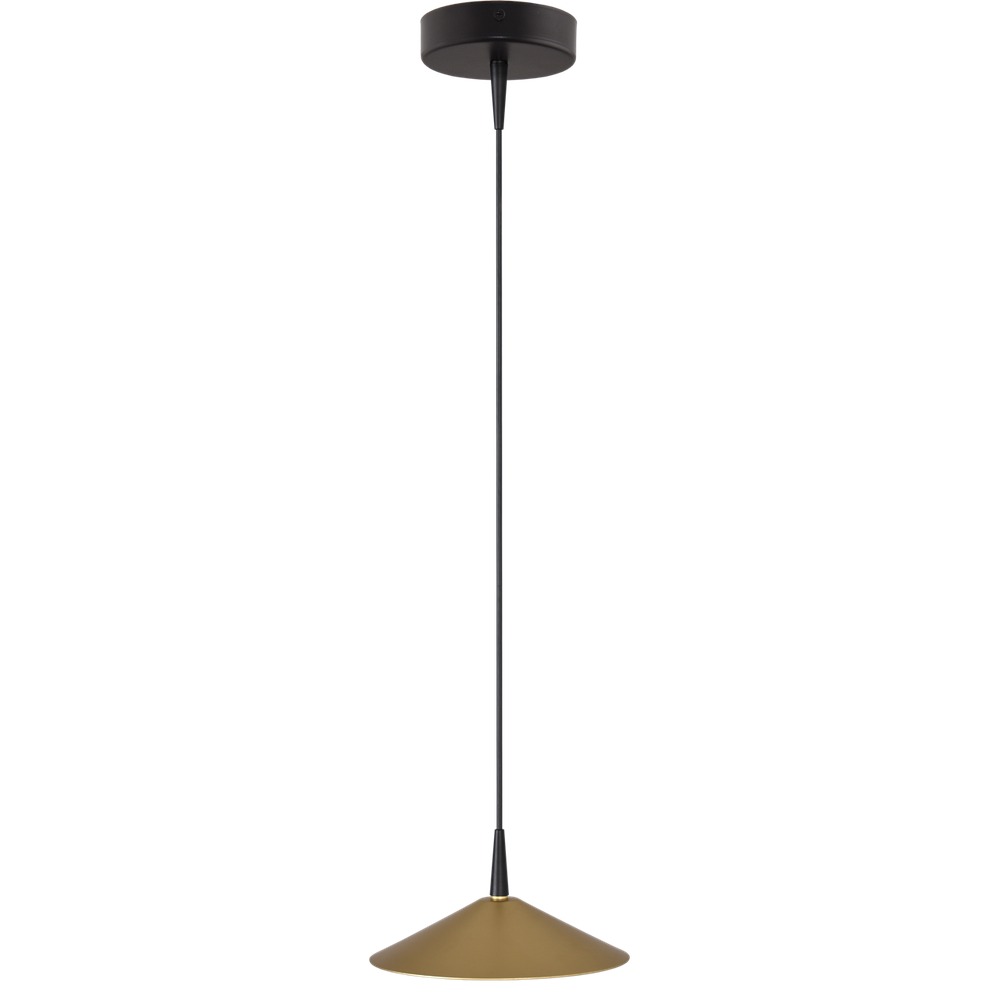 Masterlight Design hanglamp Ceppo zwart met goud Ø 18cm - 2150-05-02-18